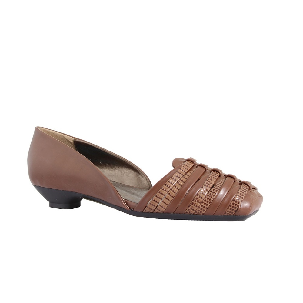 NEW LOW HEEL STRAP VAMP CASUAL